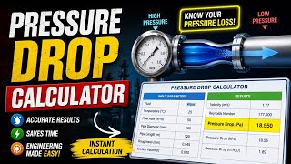 Pipe Pressure Drop Calculator |  #viral #video #viralvideo 