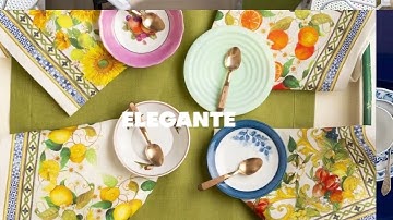 Stunning Table Linen Made in Italy. For Special Occasions. For Every Occasion!