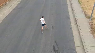 Ali Running Man - DJI Spark Active Track