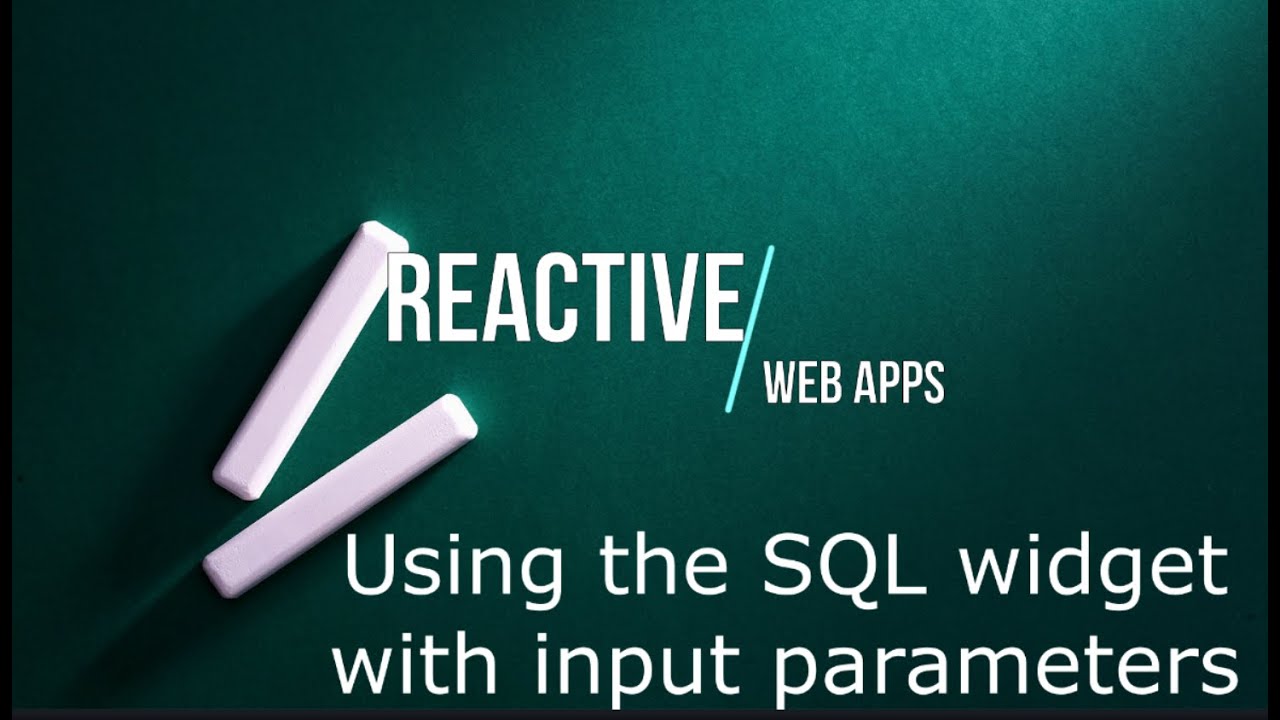 Outsystems Tutorial Using The SQL Widget With Input Parameter YouTube Outsystems Tutorial Using The SQL Widget With Input Parameter YouTube