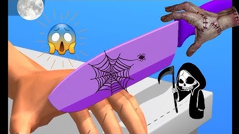 Ghost 😱asmr slicing 🔪 gameplay I ios, android mobile gameplay I