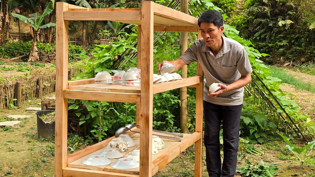 How To Make A Wooden Dish Rack Easily Effectively And Firmly | Solo ...