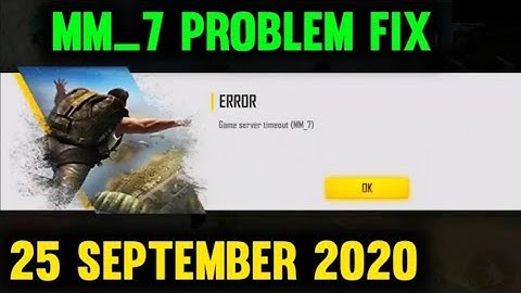 Game server timeout(mm_7)problem fix😃😃😃😃😃