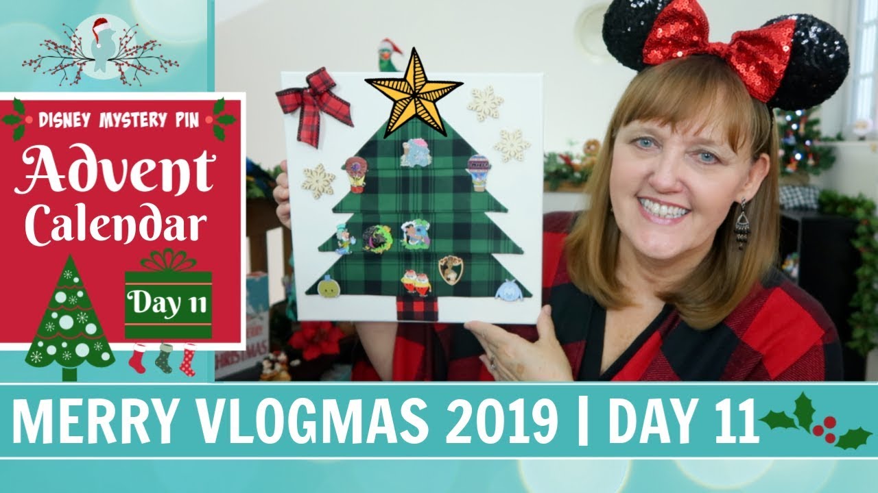 Disney Mystery Pin Advent Calendar Day 11 Opening | Vlogmas 2019 - Day 11🎄