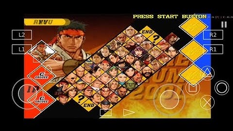 Capcom vs SNK - Mark of the Millennium Gameplay on AetherSX2 PS2 Emulator Android