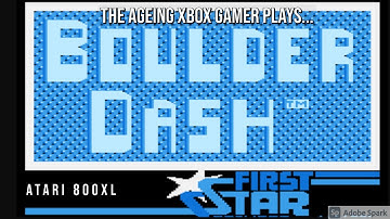 Boulderdash (1984) Atari 800XL Gameplay