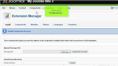 How to finish migrating Joomla 1.0.x using an existing Joomla 1.5.x installation - Joomla Tutorials