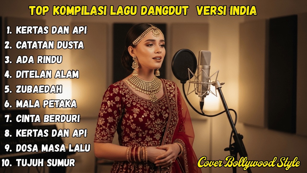 ALBUM DANGDUT BOLLYWOOD 🇮🇳 Kertas dan Api – Zubaedah Versi India Super Dramatis!