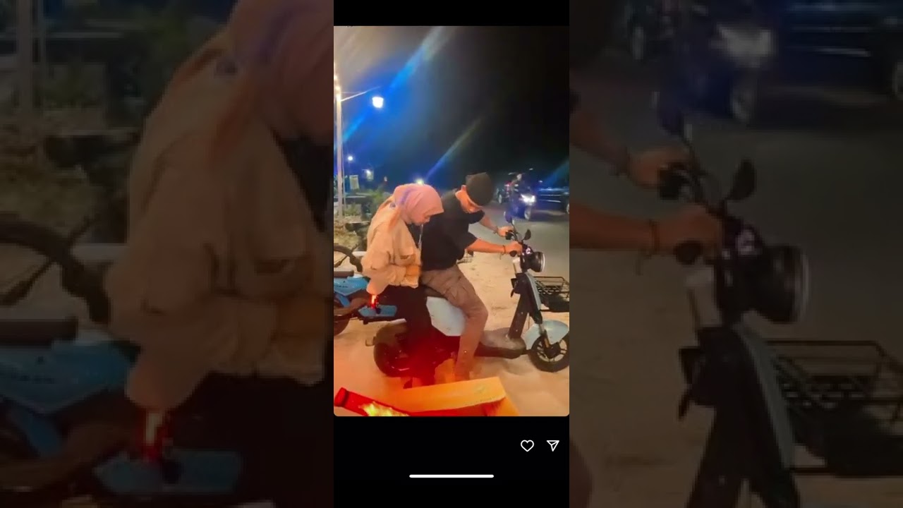 Trisna makin sweet.Hilal sudah mulai nampak