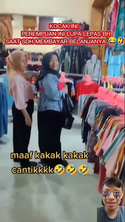 KAKAK-KAKAK CANTIK INI LUPA LEPAS BH NYA YG IA COBA,SAAT INGIN PULANG 😂😁 #Shorts