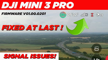 DJI MINI 3 PRO Firmware Update - HUGE Update - Signal issues FIXED! - ONLY RELEASED TODAY!
