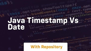 java timestamp vs date