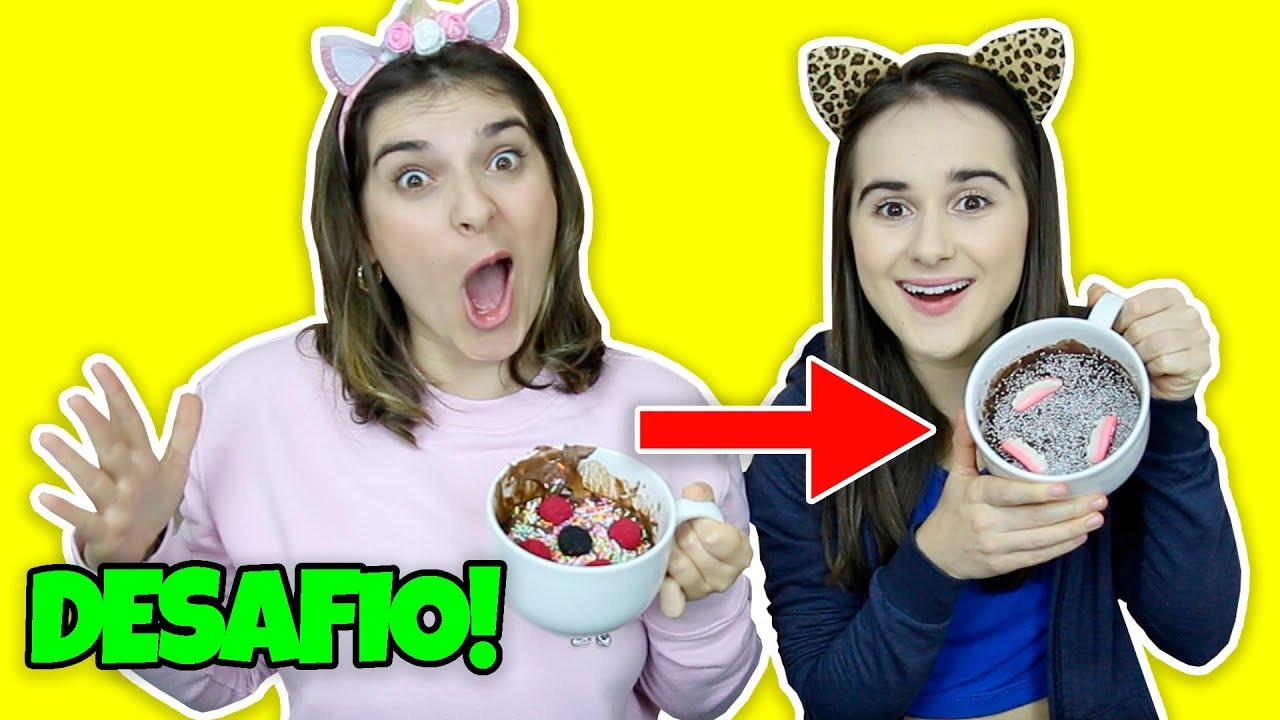 DESAFIO DO BOLO! (DE CANECA!) COISAS BOAS E RUINS!!!😱