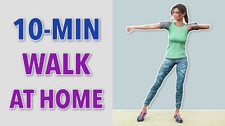 10-Min Walk At Home - Quick Low Impact Exercise