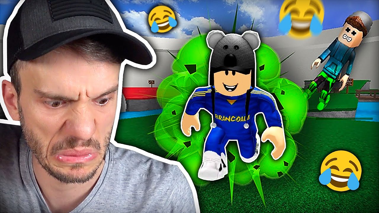 PEIDOS e RISADAS no ROBLOX com Marcos - Brancoala Games 