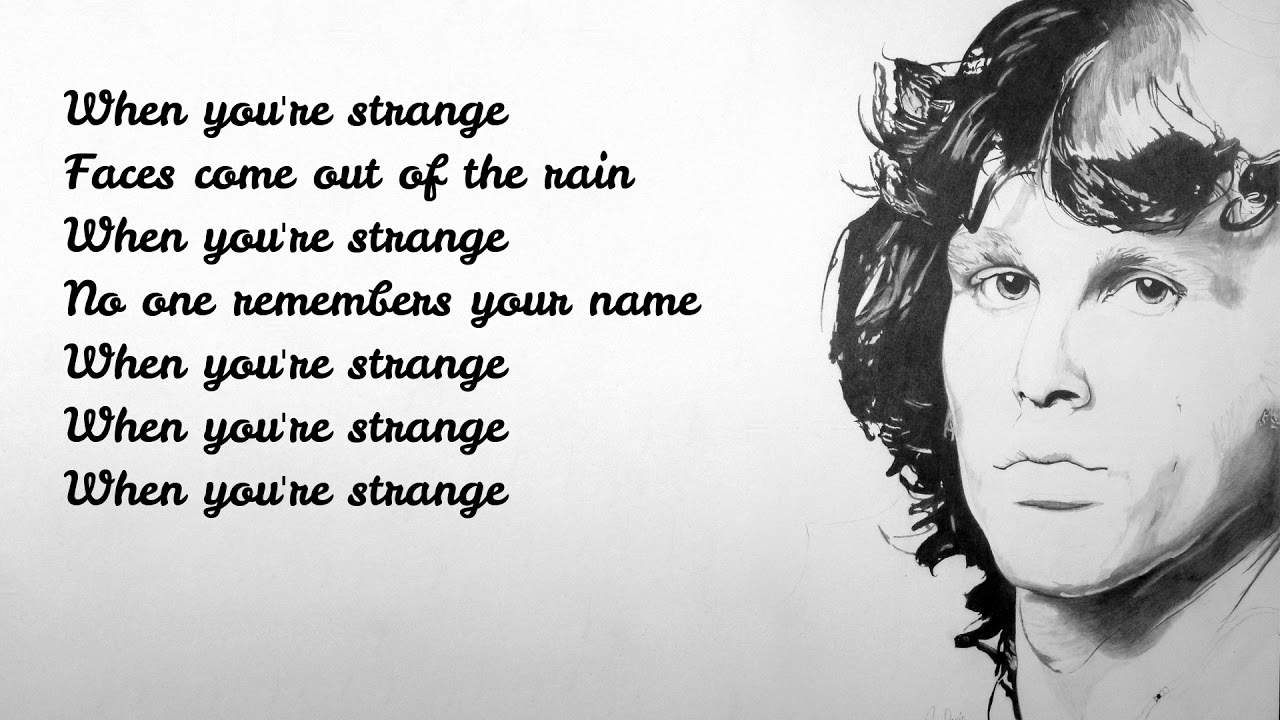 The Doors People Are Strange Lyrics Youtube