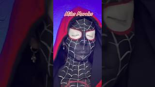 Miles Morales Makeup | Spiderman Across the Spider-Verse Makeup Process #creativemakeup #sfxmakeup