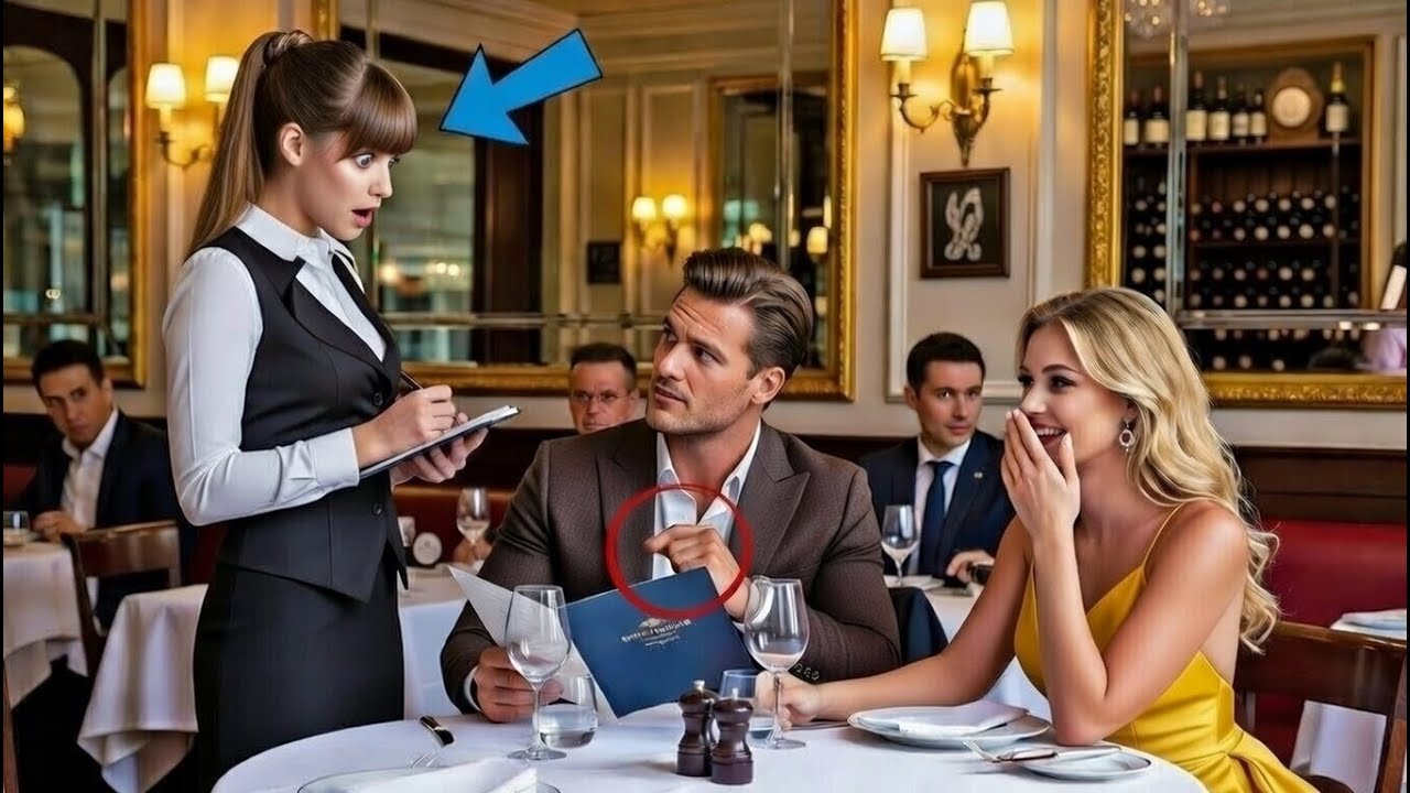 “The Waitress With a PhD Who Silenced a Billionaire”