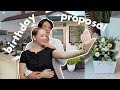 he proposed !! 💍 a birthday surprise vlog (한국 자막)