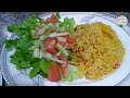 Sopa de pollo / Arroz con atún y ensalada