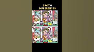Test Your Observation Skills 👍  #spotthedifference #spotthedifferencepuzzle #spotthedifferencegame