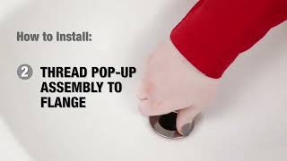 Watch the product video for Danco 80767 Bathroom Plastic Pop-Up Assembly