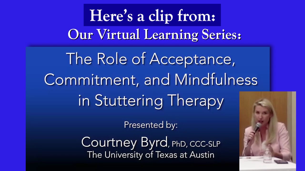 Here is a preview of "The Role of Acceptance, Commitment and Mindfulness in Stuttering Therapy"