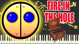 FIRE IN THE HOLE but it's Music Box MIDI (Auditory Illusion) | FIRE IN THE HOLE Music Box sound