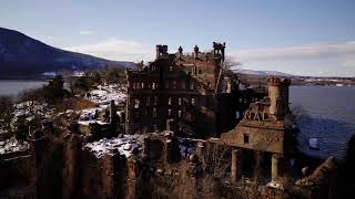 Abandoned Island Fortress. Hudson Valley NY