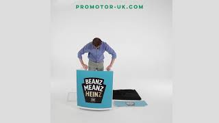 How to assemble the Motion promotional display counter