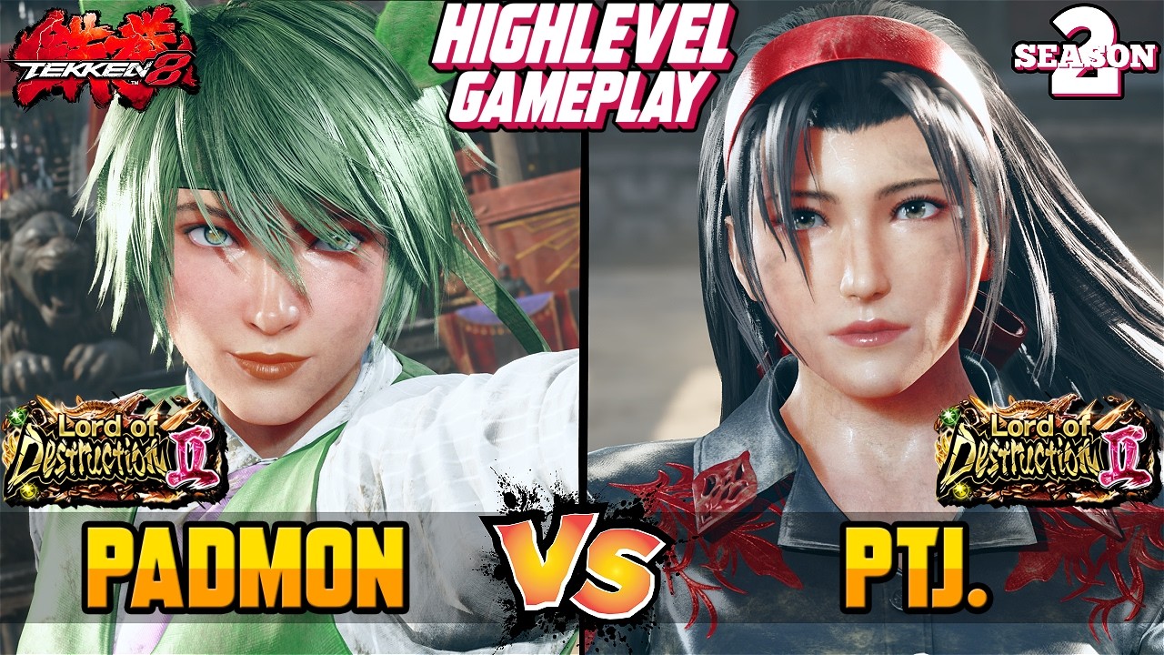 T8 – PTJ (Jun Kazama) vs PADMON (LEO) – Tekken 8 High Level Gameplay