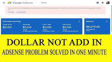 How To Solve Adsense Zero Dollar Showing  Problem || Adsens Not Increase Dollar