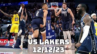 Dallas Mavericks Team Highlights vs the Lakers (12.12.2023)