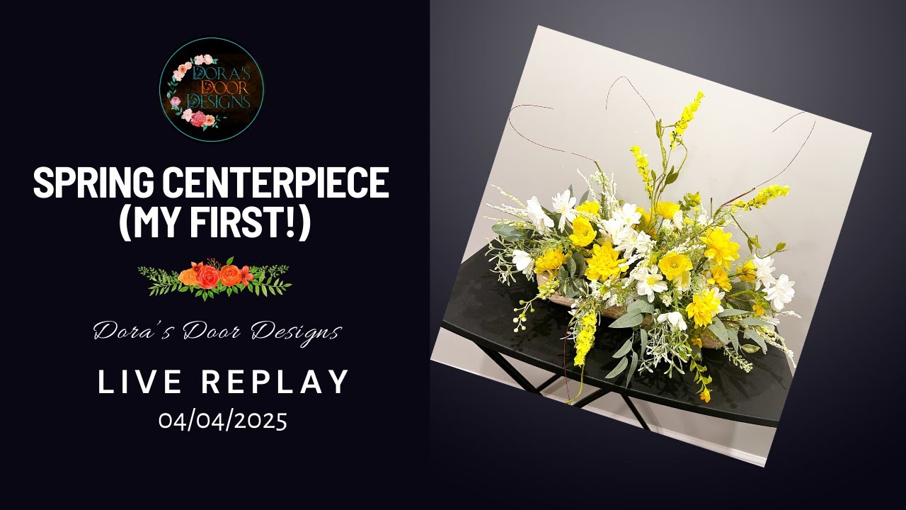 My First Floral Centerpiece | Spring Table Decor