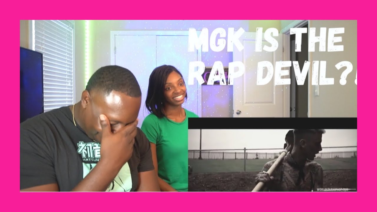FIRST TIME HEARING MGK - Rap Devil - Eminem Diss (REACTION)