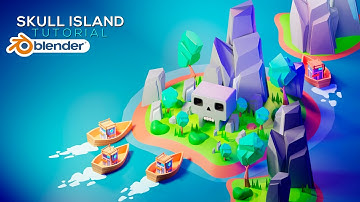 Blender 2.83 Tutorial - Skull Island Environment Design