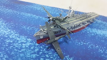 Graf Zeppelin and Bf109T & JU87G