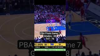 PBA Game 7 Finals Score Ginebra wins Championship Game #PBA #pbahighlightstoday #bryginebra