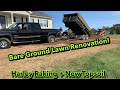 Harley Rake and Top Soil, Perfect Combo for A New Lawn! [Major Fall Renovation Part 2]