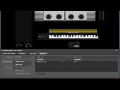 Filtering MIDI in Apple's MainStage