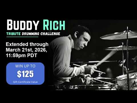 Buddy Rich Tribute Drumming Challenge Extended!