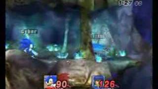 SSBB WiFi Match #4 - Cyber(Sonic) vs TLOS(Marth)