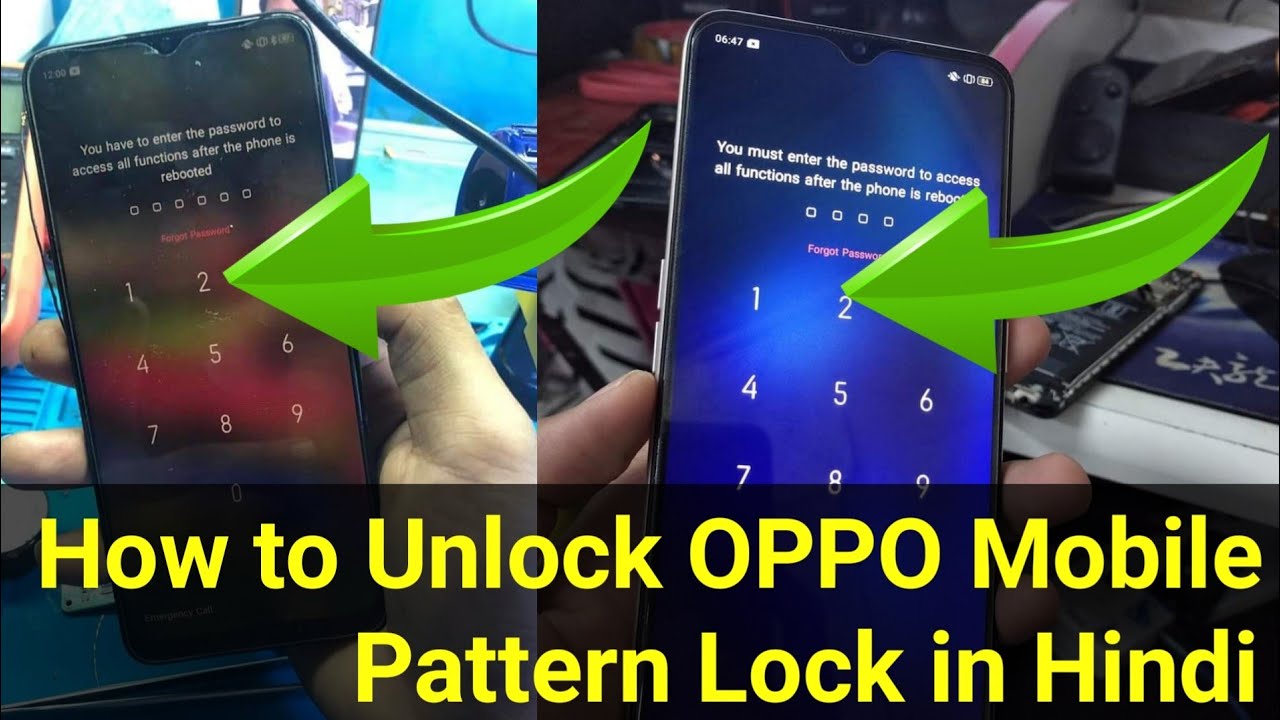 Oppo Reset Password How to fix lockscreen Password Any OPPO