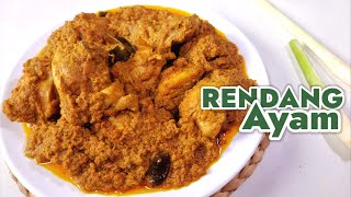 Baru Bumbunya Aja Sudah Ngabisin Nasi  --- RAHASIA RESEP RENDANG AYAM ENAK GURIH SEDAP