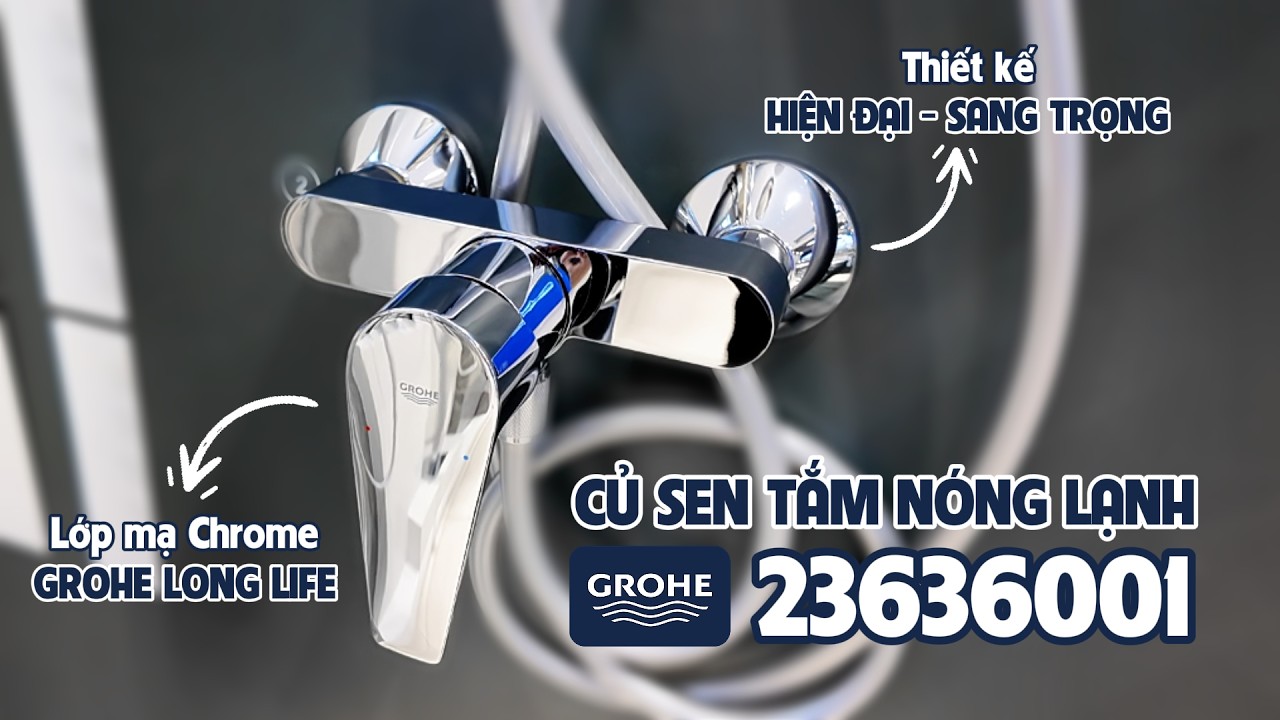 Củ sen tắm nóng lạnh BauEdge GROHE 23636001