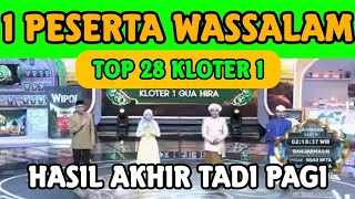 WASSALAM LAST NIGHT TOP 28 CLOTTER 1 GUA HIRA ACTION 2026 | FINAL RESULTS THIS MORNING