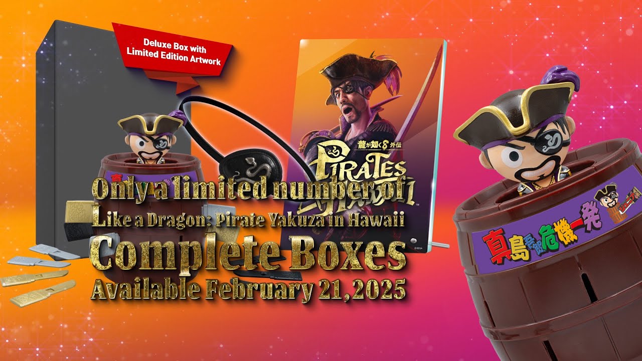 A First Look at the Like a Dragon: Pirate Yakuza Complete Box