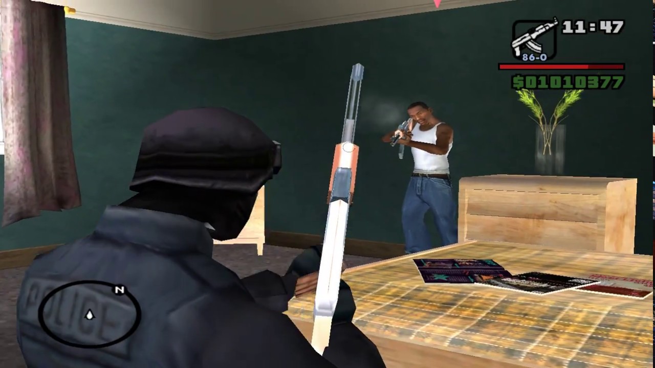 Grove Street is down! swat  gta san andreas dyom