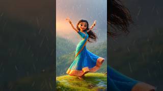 Cute Young Girl Dance To Punjabi Beats 3D Animation Bhangra Vibes Adorable Dance