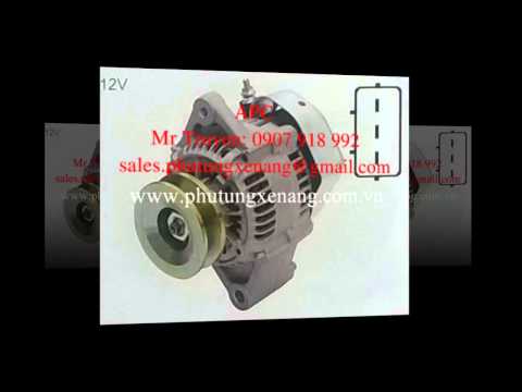 Video phu tung xe nang, may phat dien, dinamo, alternator - youtube